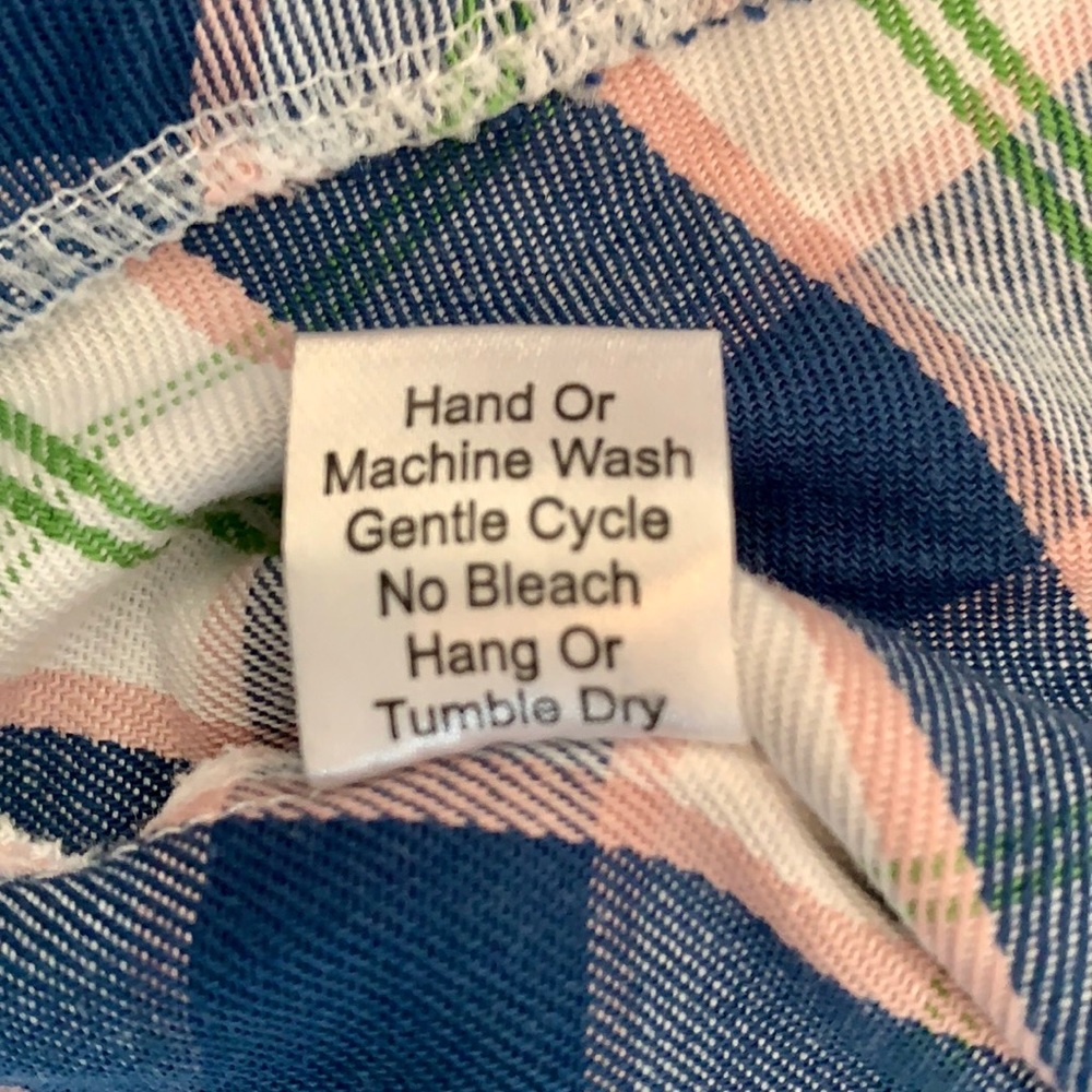 Petit Confection Baby Girl Plaid Ruffle Long Sleeve Dress Size 6 Months NWOT - Picture 9 of 9